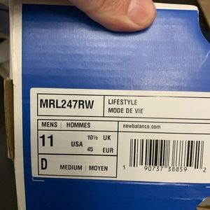 New Balance 247 RW lifestyle.  “Liverpool Red”